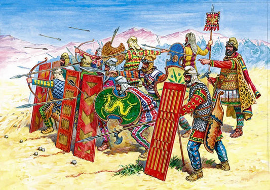 Zvezda 1/72 scale Persian infantry ancient figure set Z8006