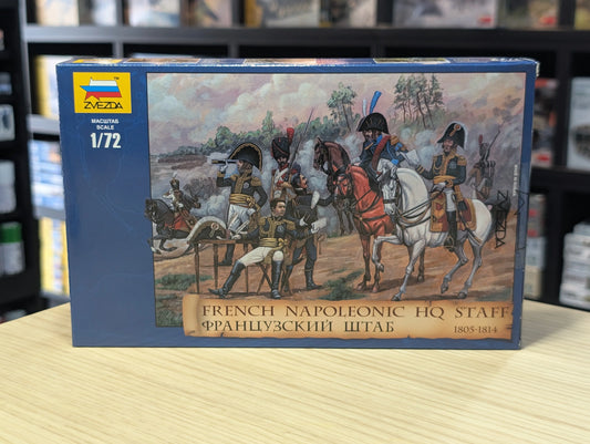 Zvezda 1/72 scale Napoleonic headquarters figure set Z8080