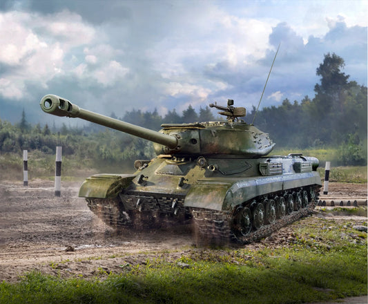 Zvezda 1/100 scale Soviet IS-4 heavy tank model kit Z6296, Art of Tactic range