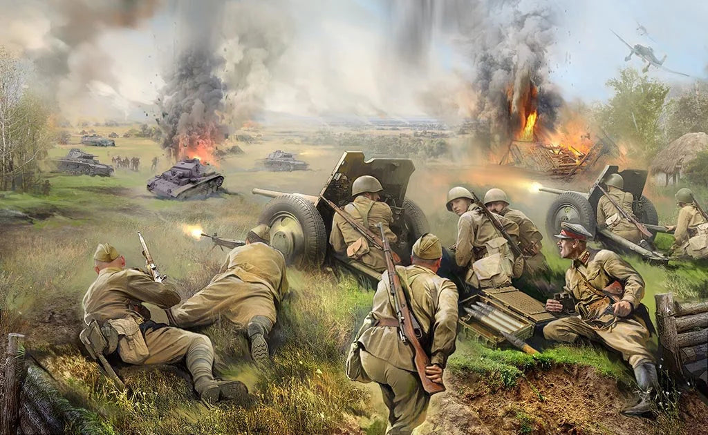 Zvezda Wargame Barbarossa 1941 boxed set, Art of Tactic range