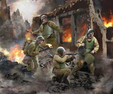 Zvezda 1/72 scale Soviet assault sapper team figure set Z6271, Art of Tactic range