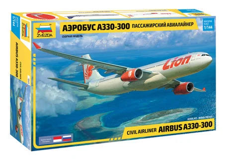 Zvezda 1/144 scale Airbus A330-300 model kit Z7044