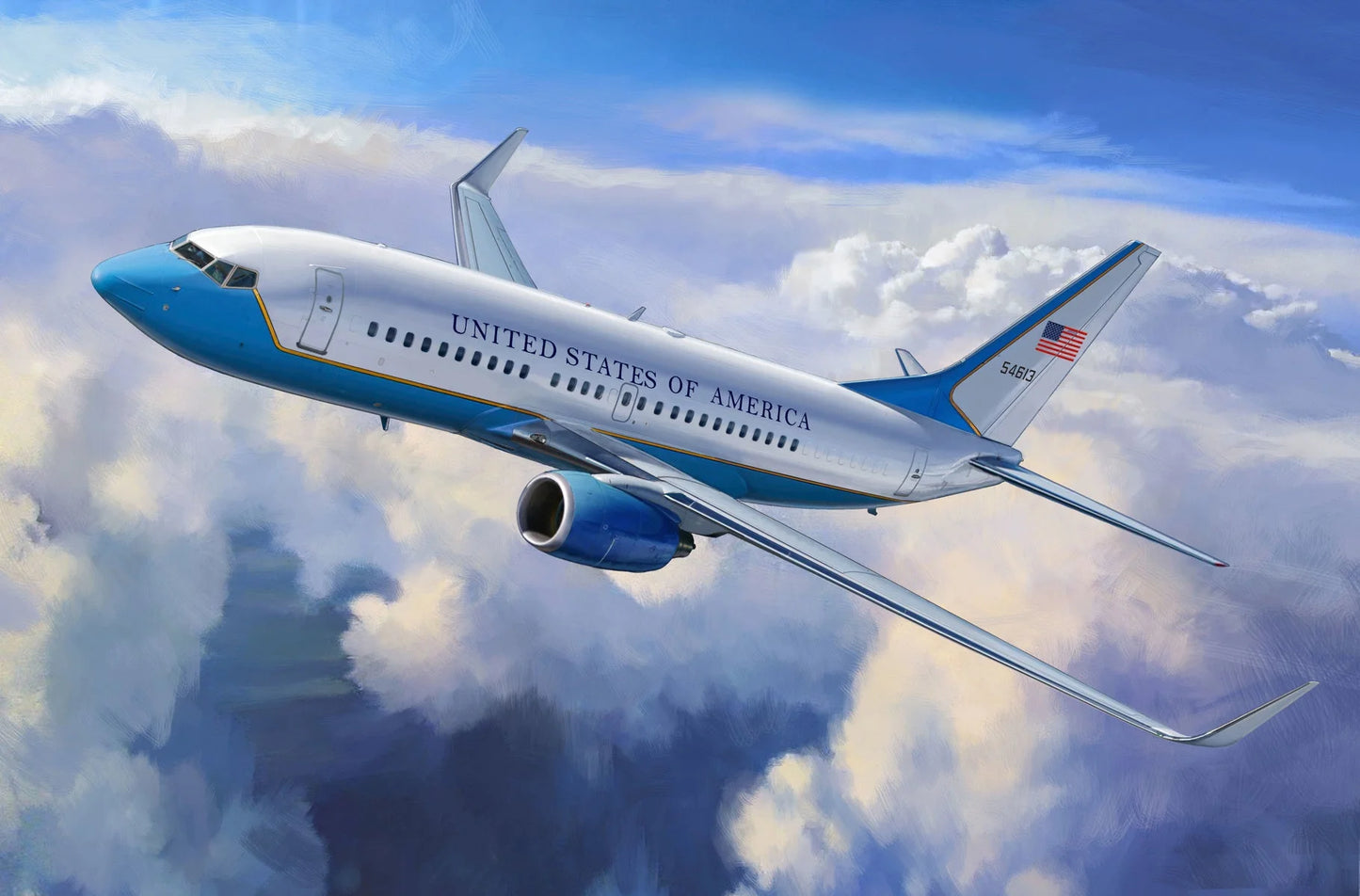 Zvezda 1/144 scale Boeing 737-700 airliner model kit Z7027
