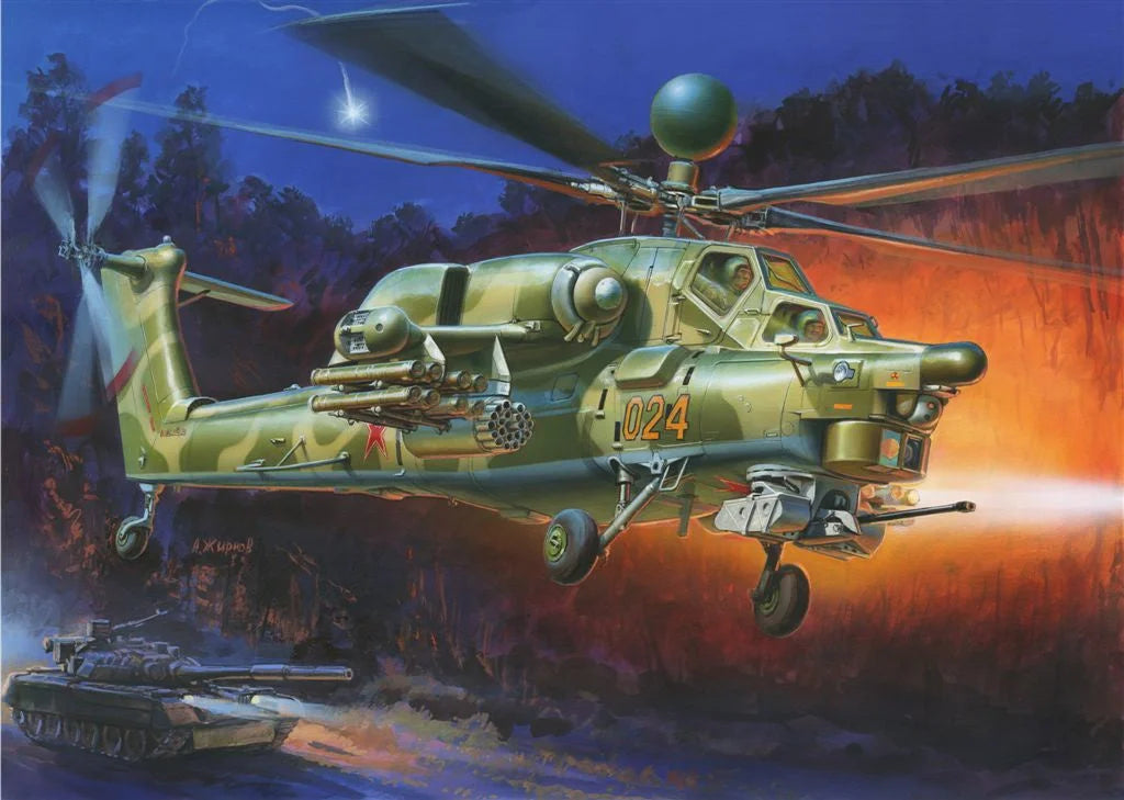 Zvezda 1/72 scale Soviet helicopter Mil model kit Z7255